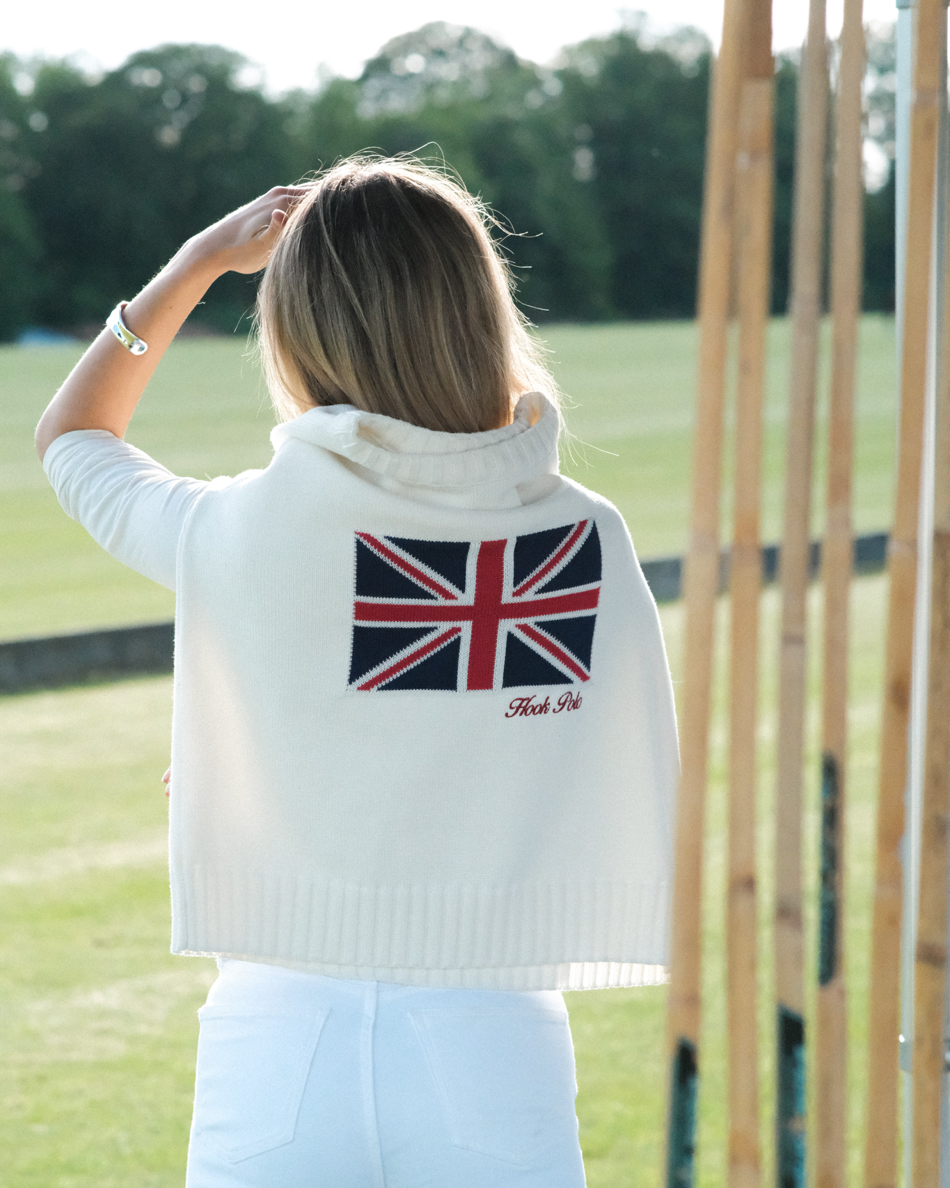 Union Jack White Knit (Unisex)