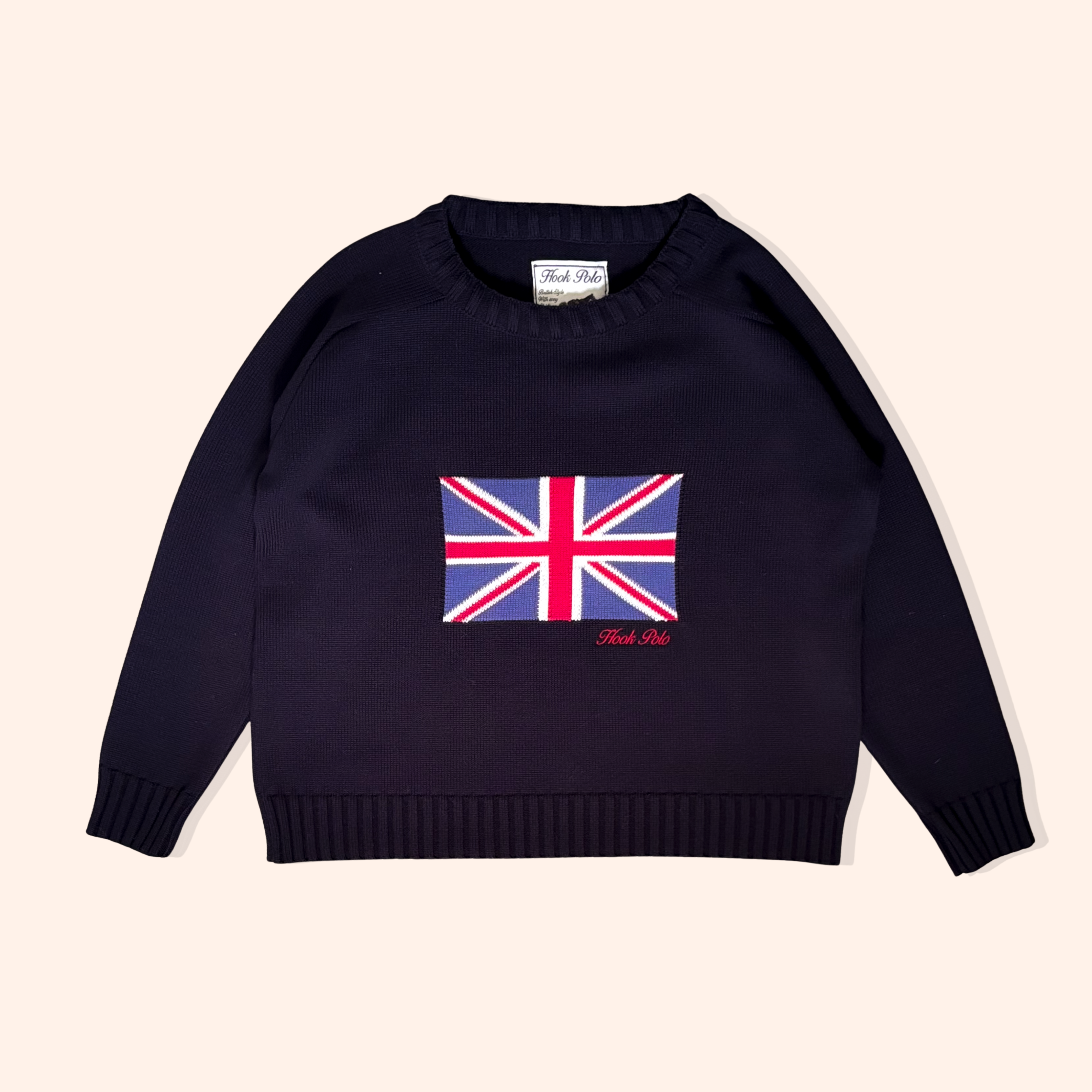 Union Jack Navy Knit (Unisex)