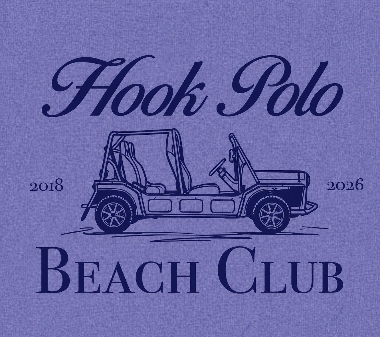 Moke Beach Club - Washed Purple