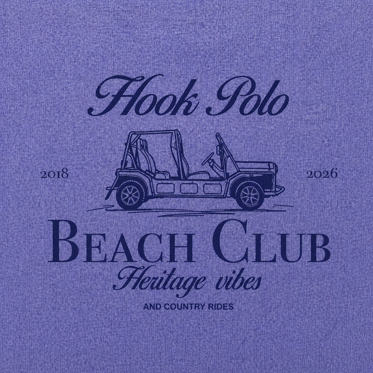 Moke Beach Club - Washed Purple