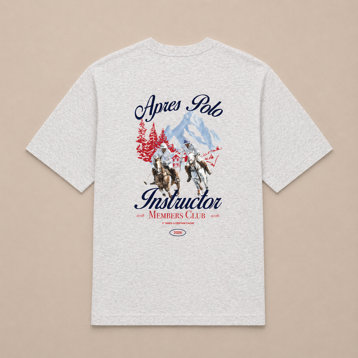 Snow Polo Tee - Grey