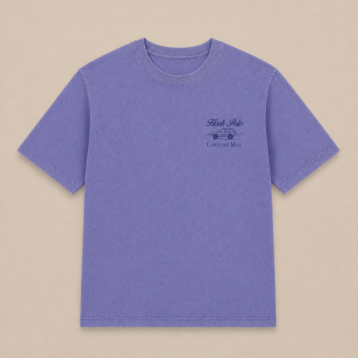 RR Tee - Washed Purple