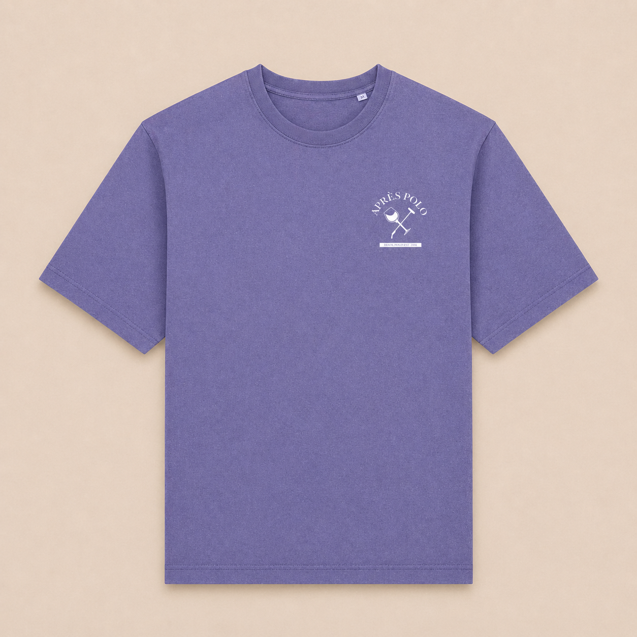 Après Polo Tee - Washed Purple