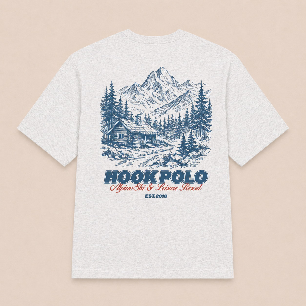 Alpine Resort Tee - Grey