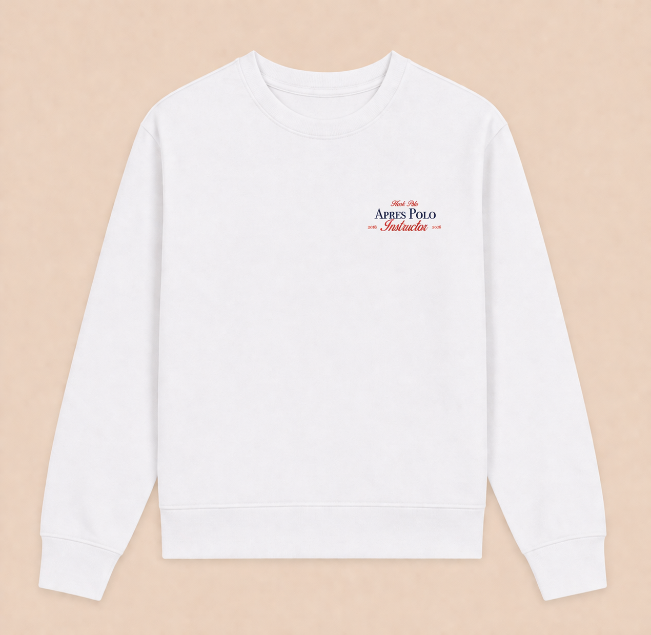 Snow Polo Sweatshite - White
