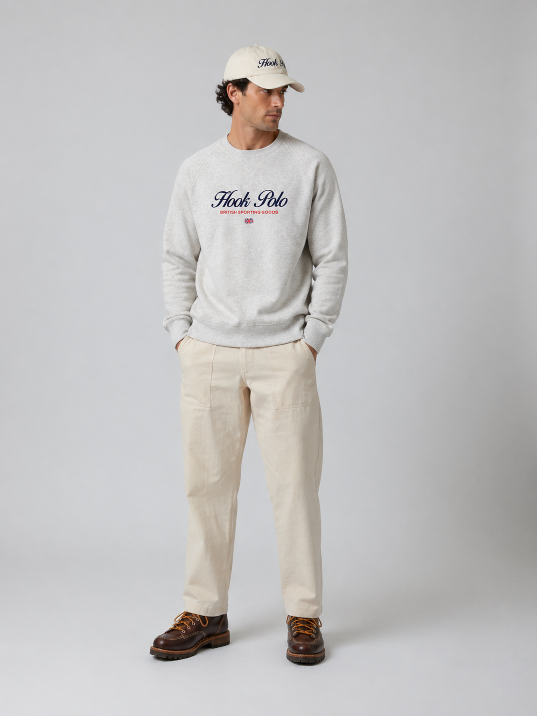 Hook Sport Sweatshirt - Cool Grey