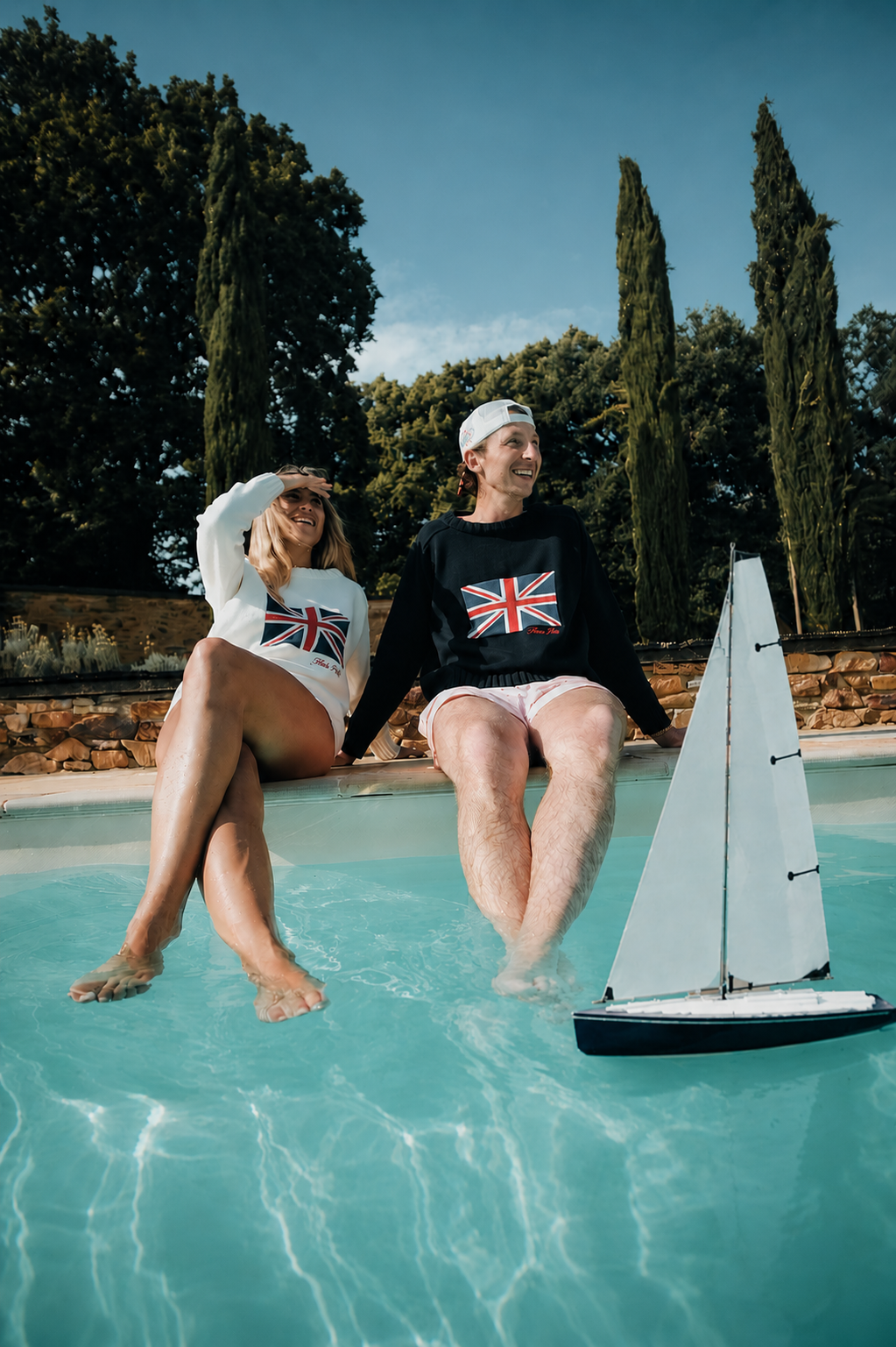 Union Jack Navy Knit (Unisex)