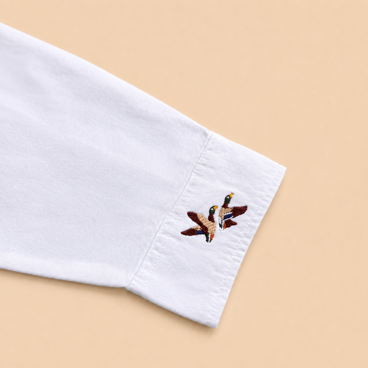 Duck Shoot Oxford Shirt - White