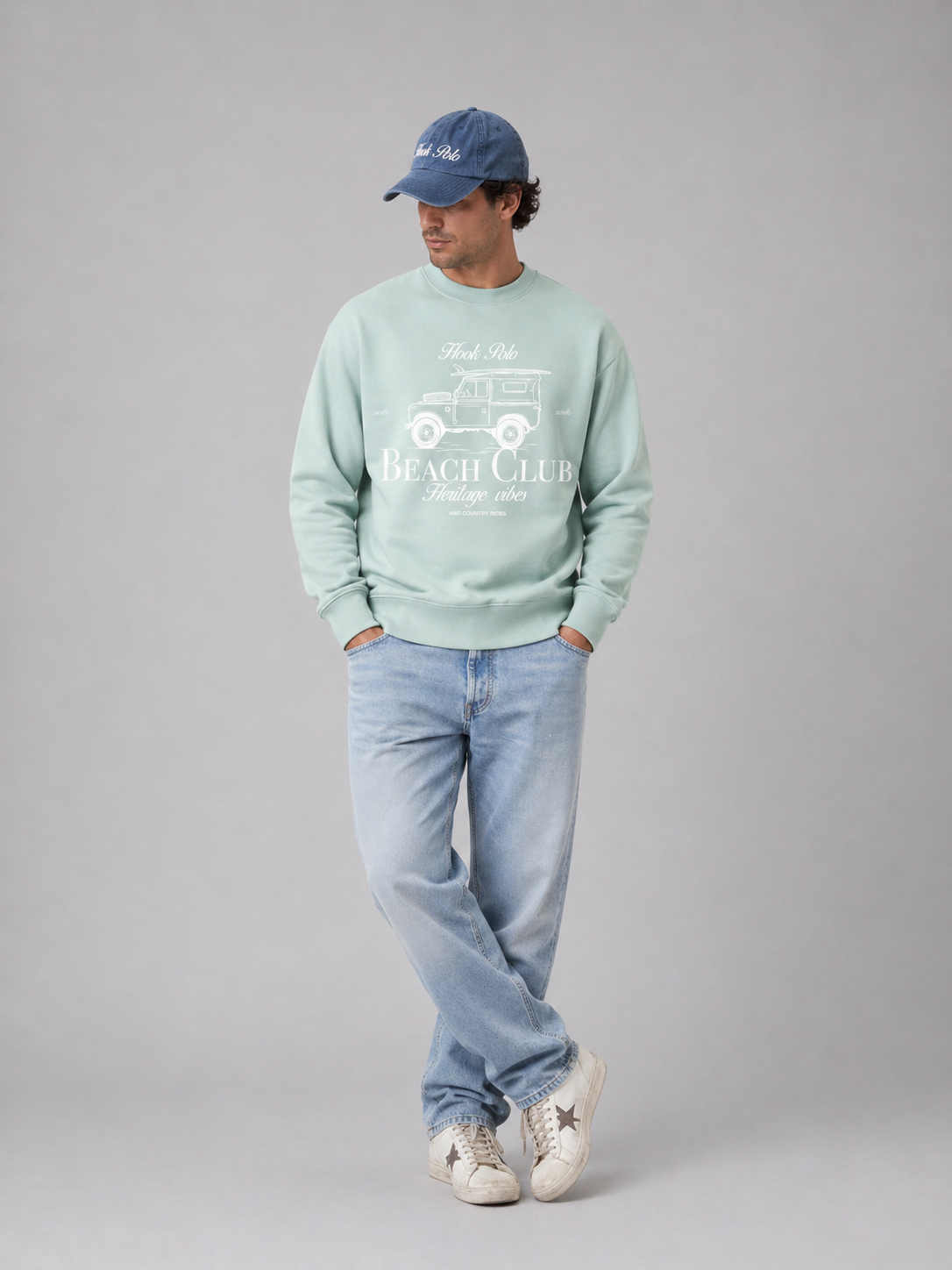 Landy Beach Club Sweatshirt - Green