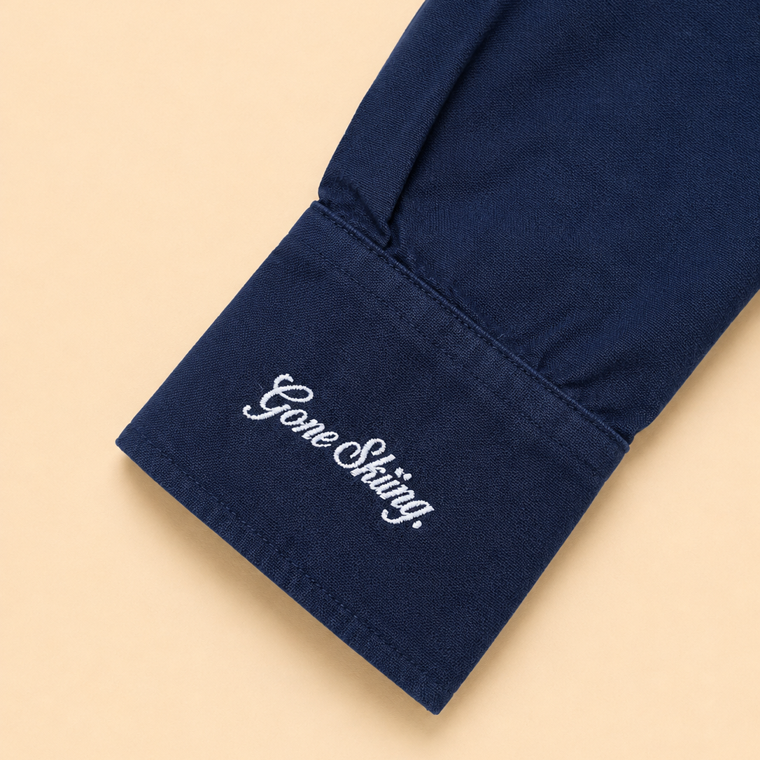 Ladies Skiing Oxford Shirt - Navy
