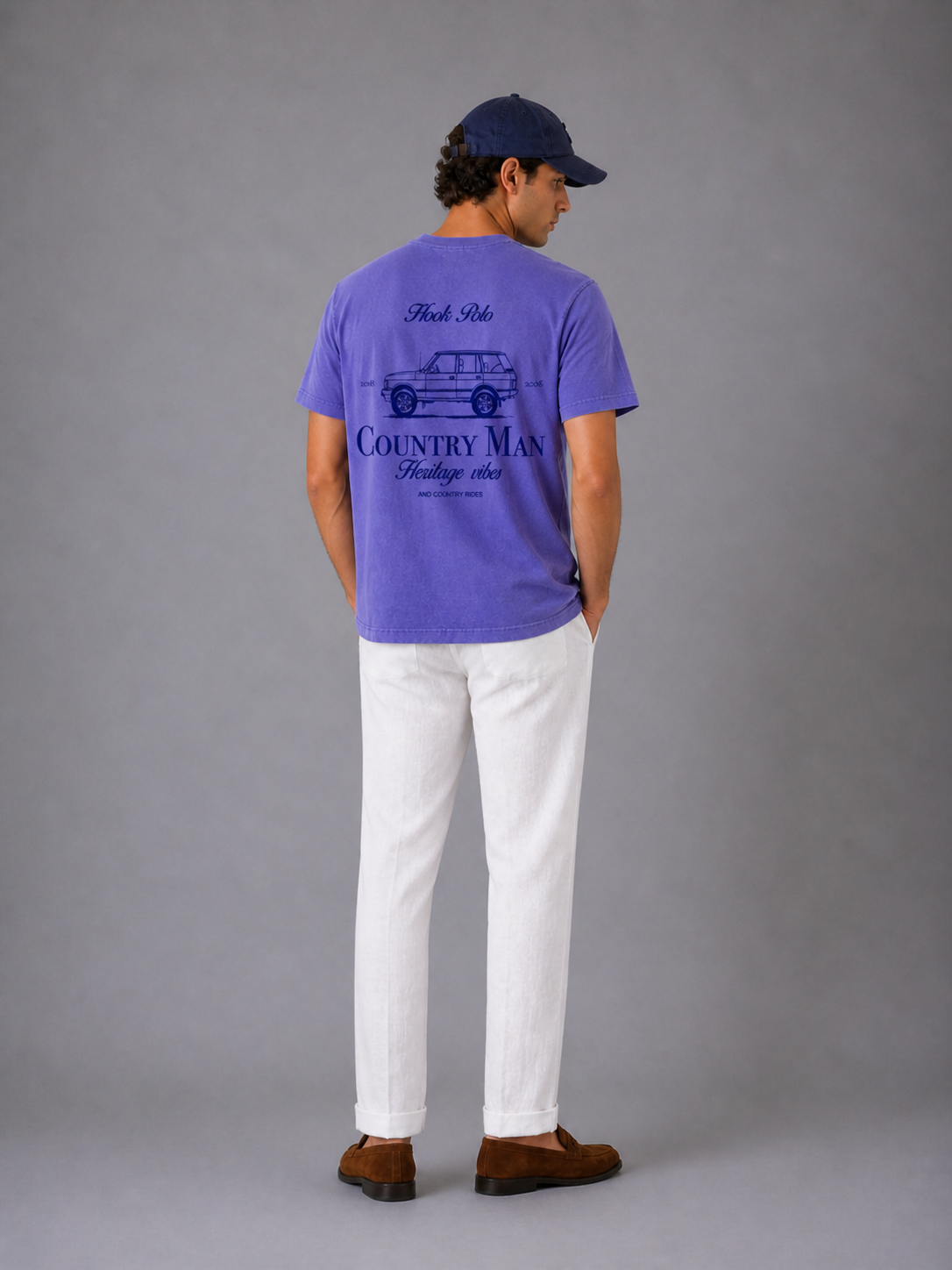 RR Tee - Washed Purple