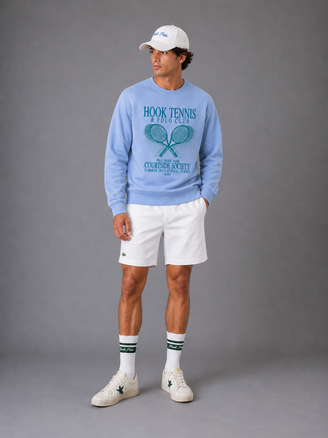 Tennis Sweatshirt - Blue