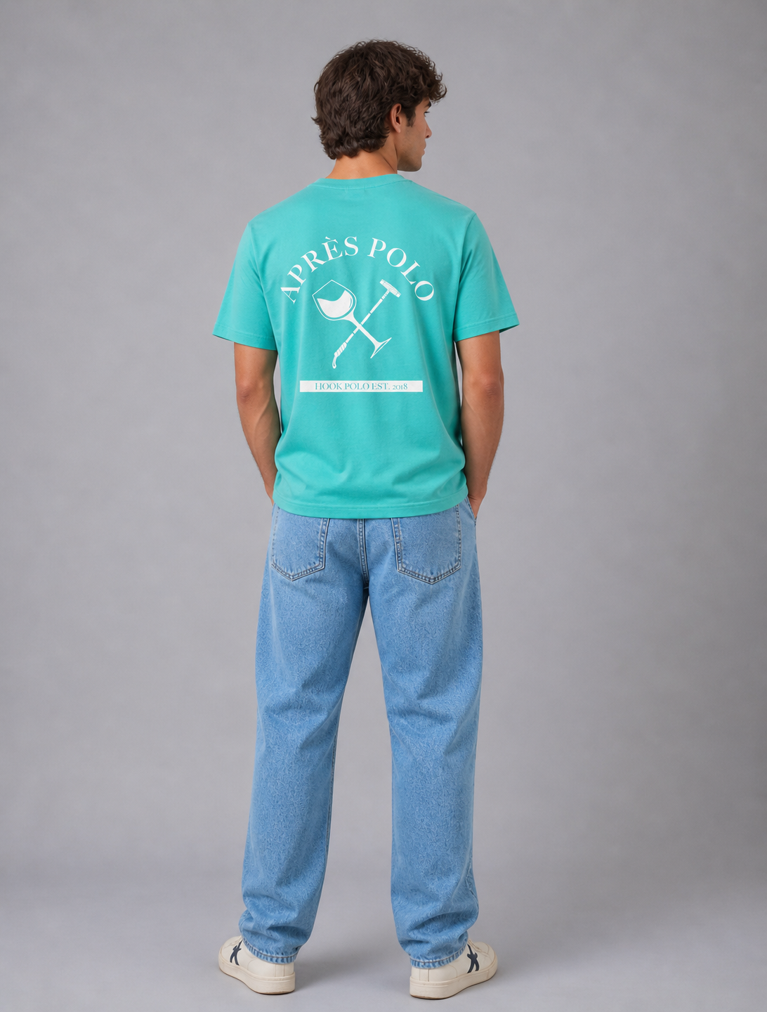 Après Polo Tee - Cool Blue
