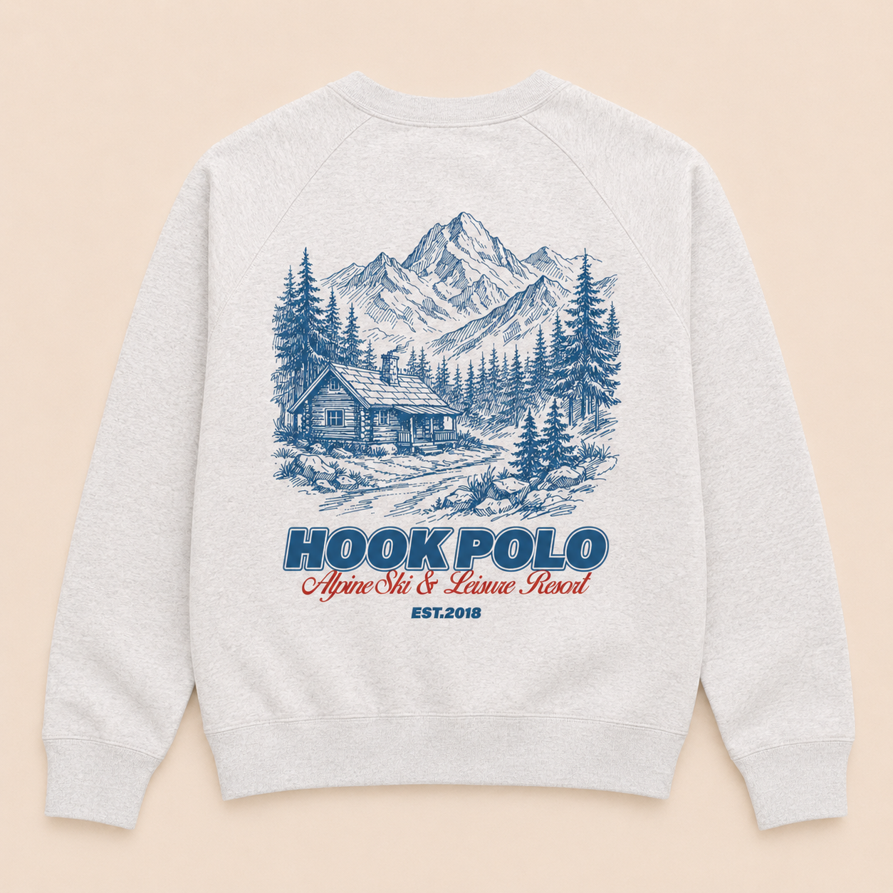 Alpine Resort Sweatshirt - Cool Grey