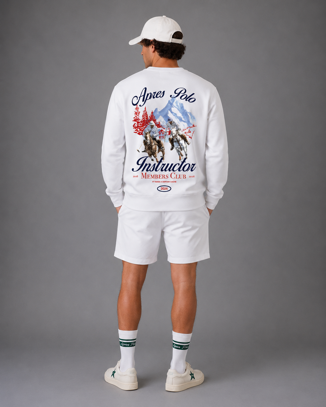 Snow Polo Sweatshite - White