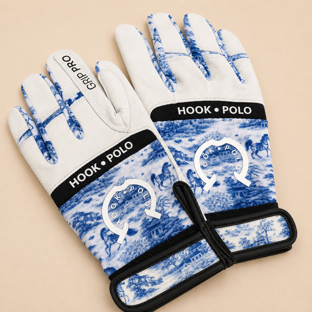 Polo Gloves - Blue Willow