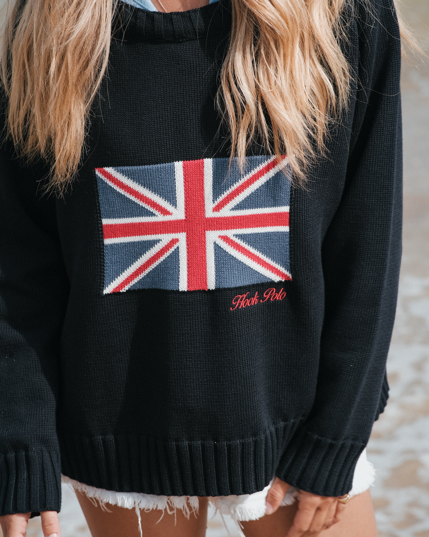 Union Jack Navy Knit (Unisex)
