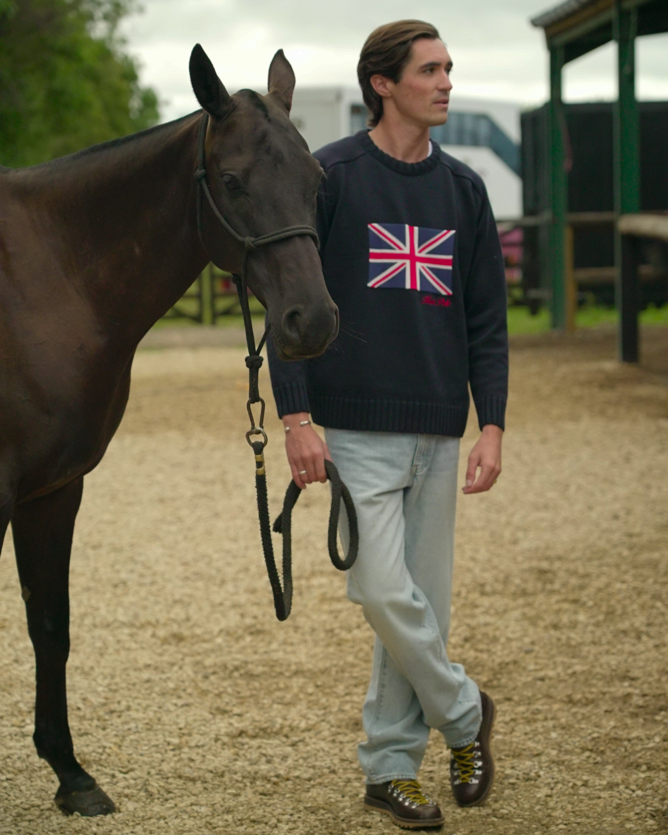 Union Jack Navy Knit (Unisex)