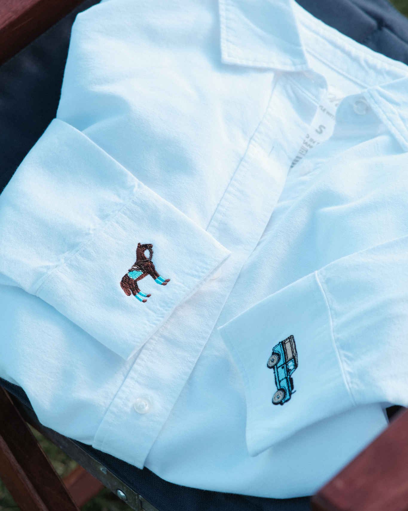 Ladies Polo Pony Oxford Shirt - White