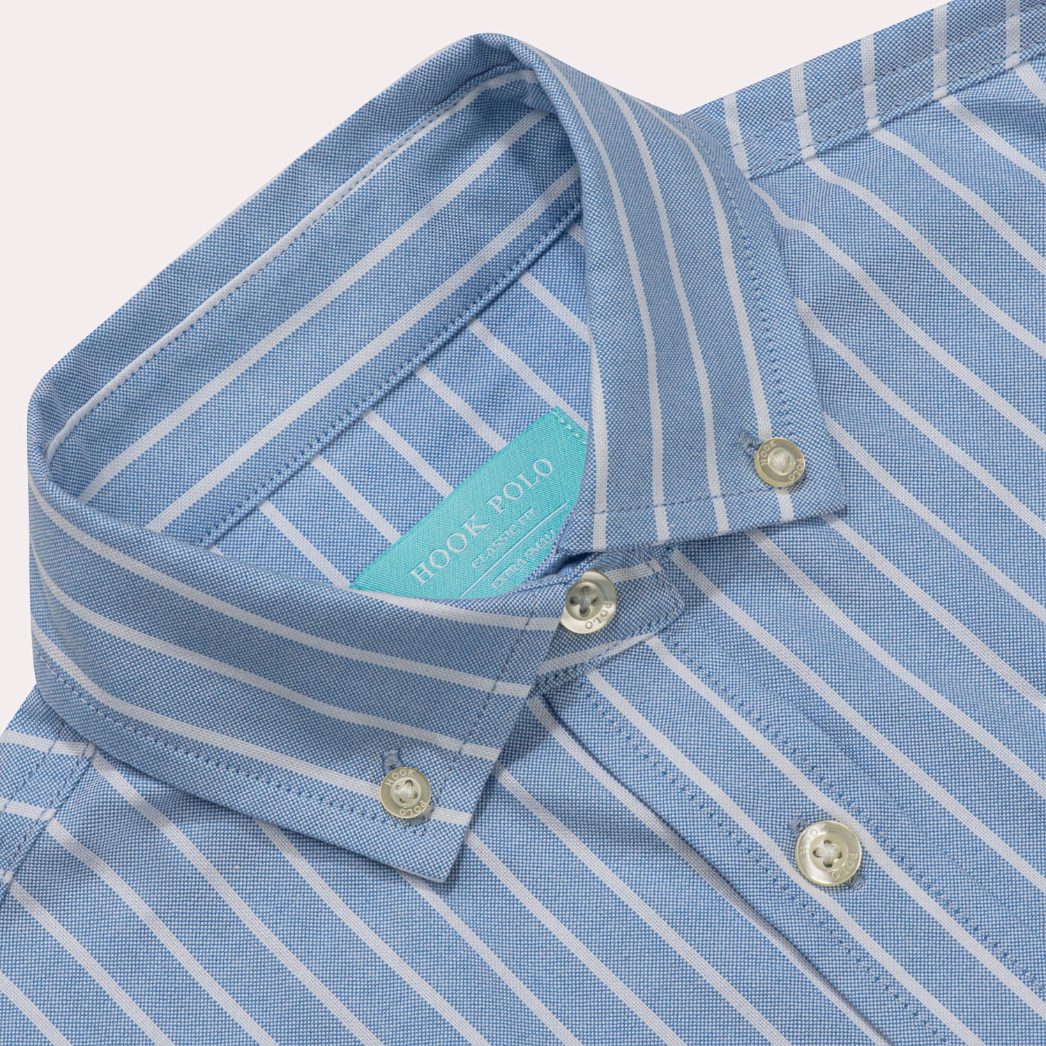 Ladies Thick Stripe Oxford Shirt