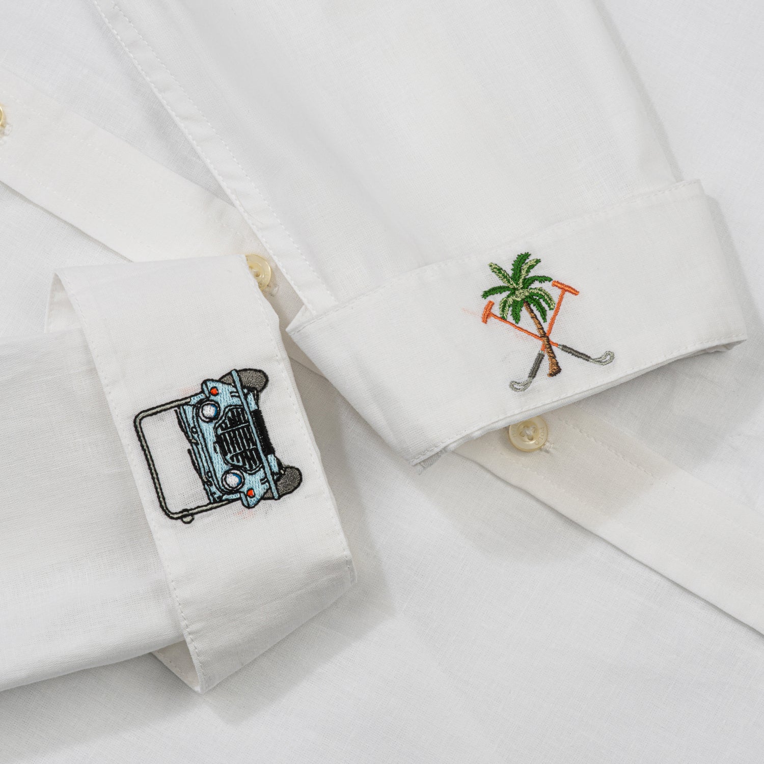 White Cotton/Linen Shirt
