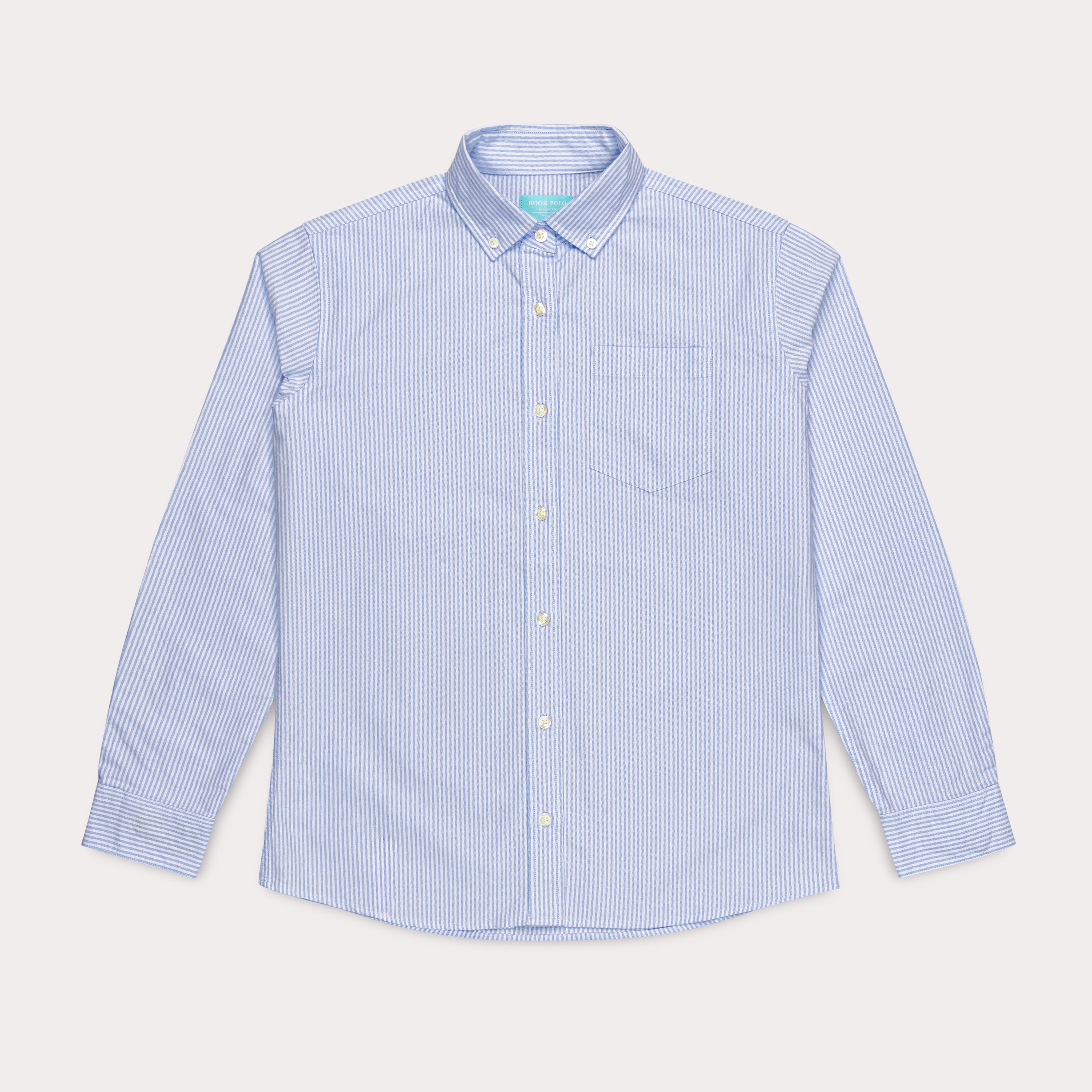 Striped Blue Oxford Shirt