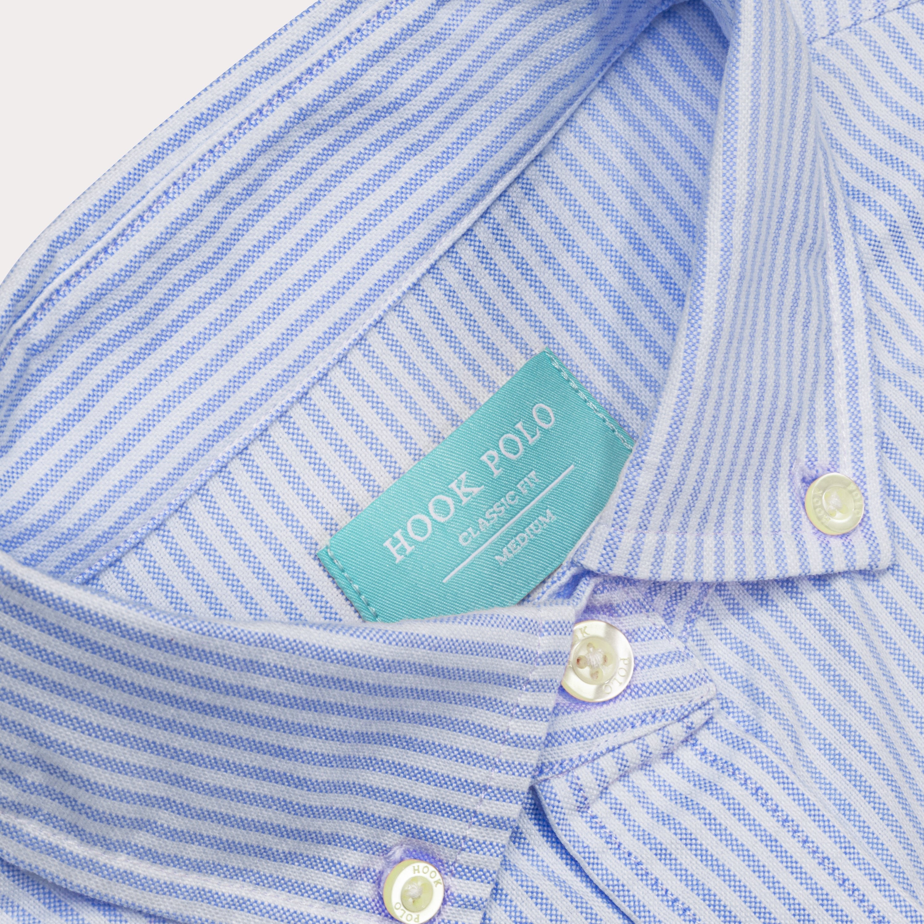 Striped Blue Oxford Shirt