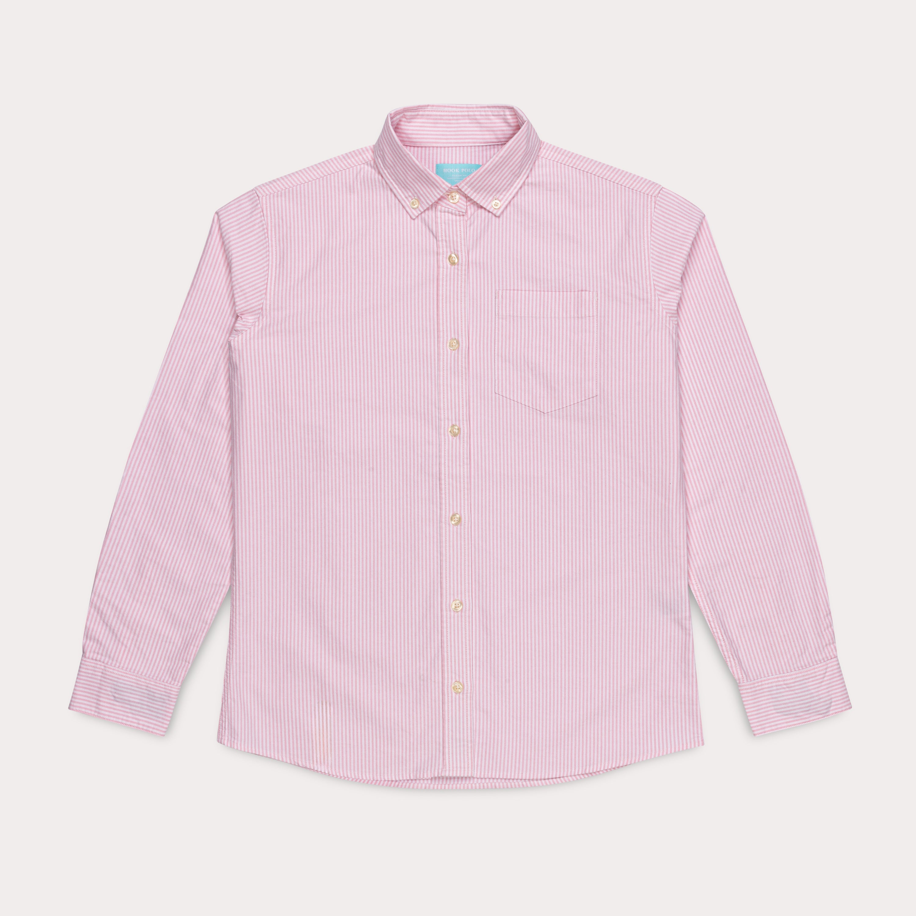 Striped Pink Oxford Shirt