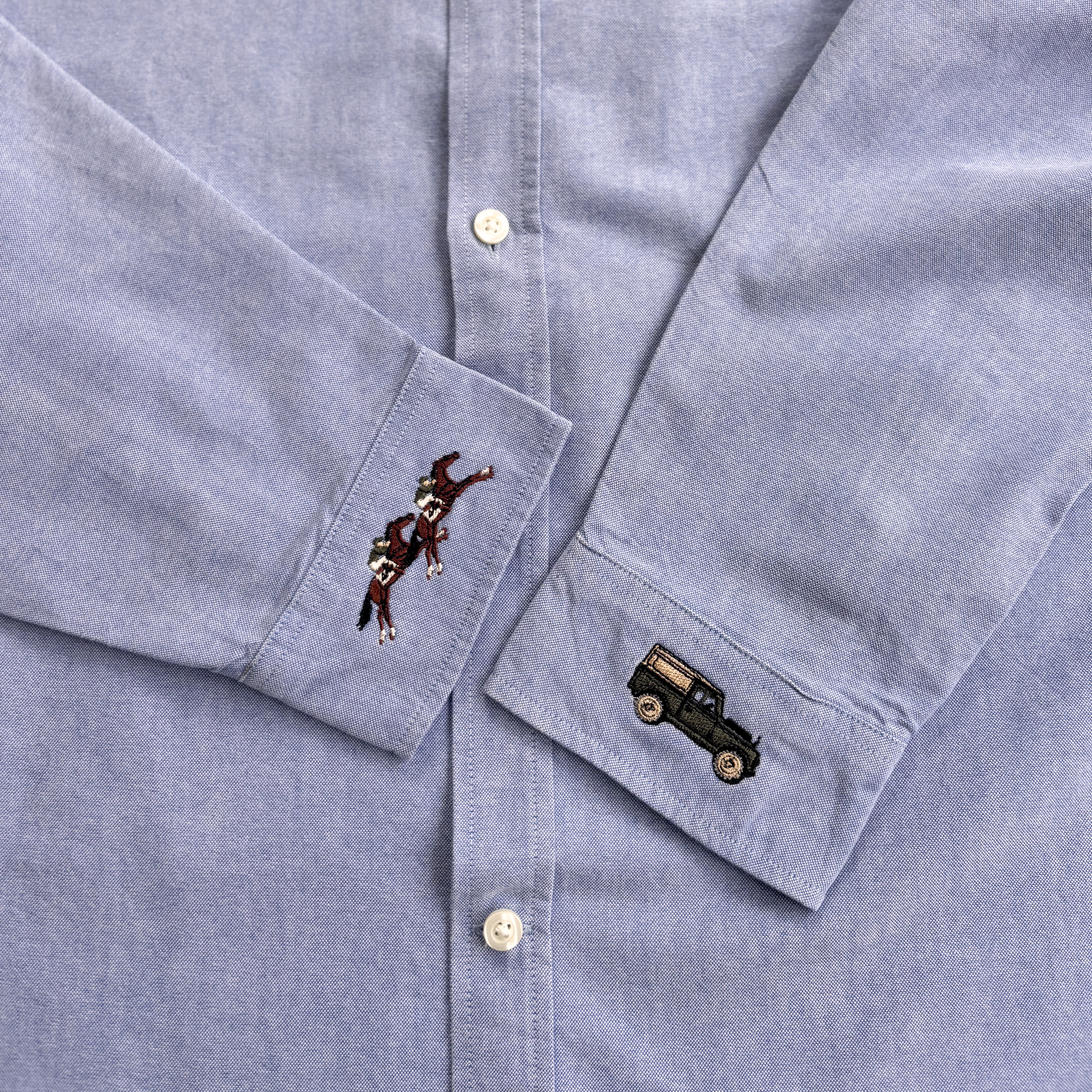 Race Day Oxford Shirt - Blue