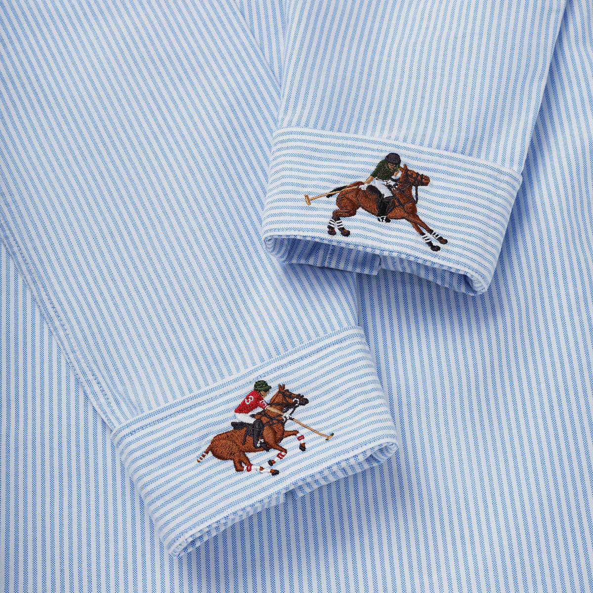 Classic Blue Stripe Oxford Shirt