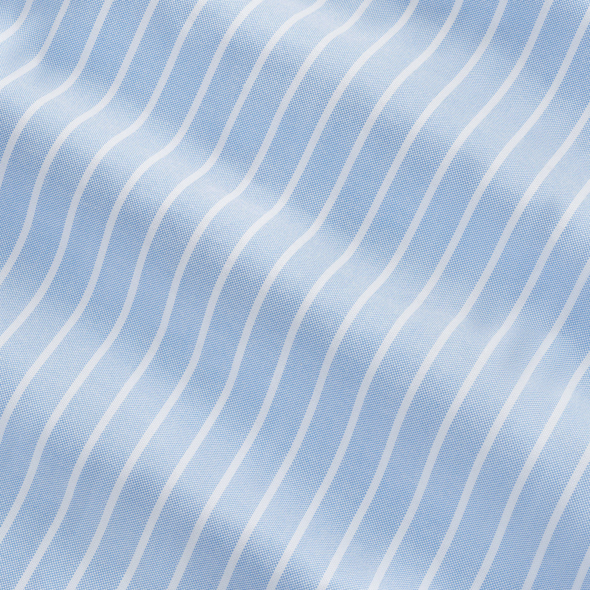Classic Blue Thick Stripe Oxford Shirt