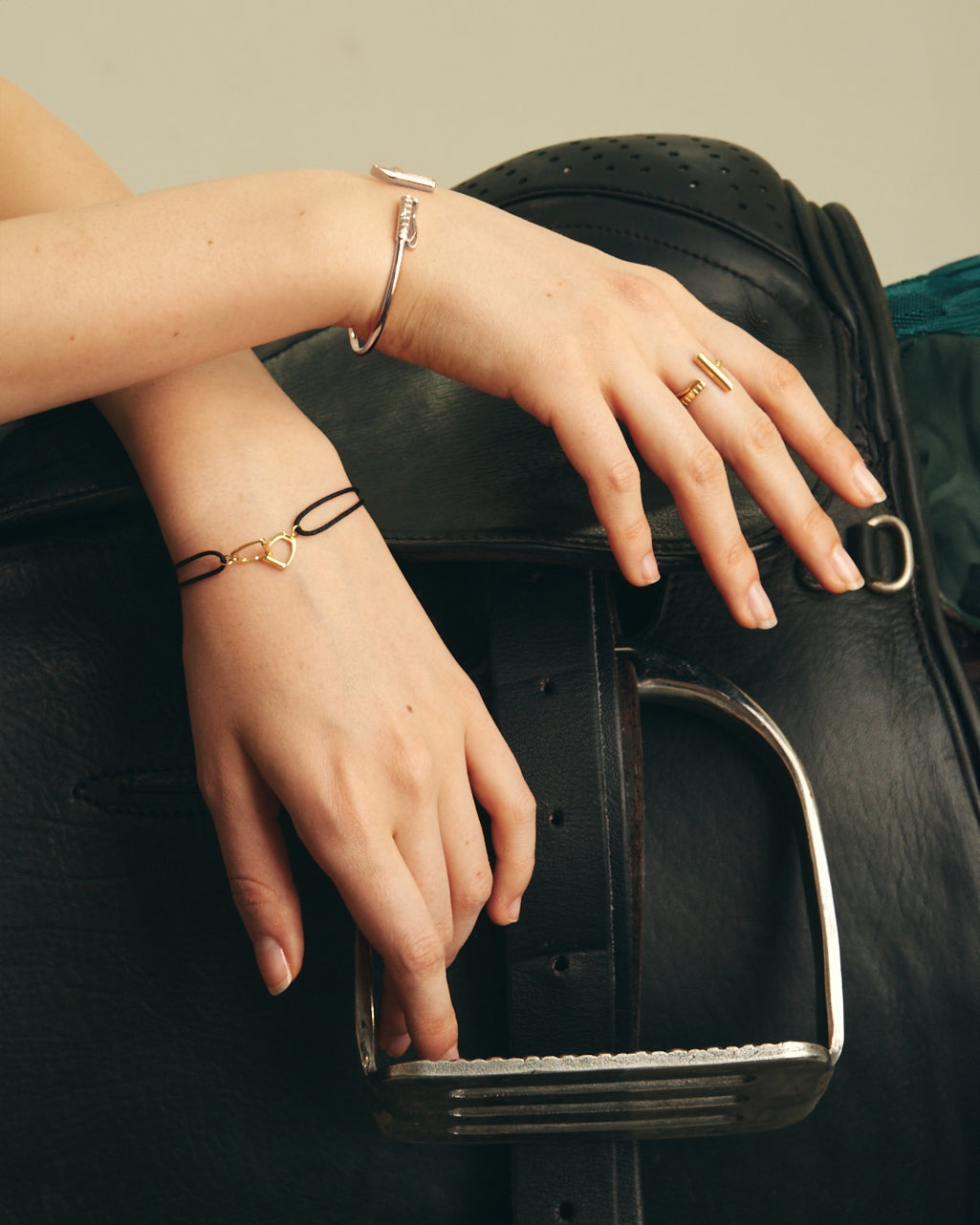 Sunday Polo Club x Beit Sultan - Interlocking Stirrups Bracelet