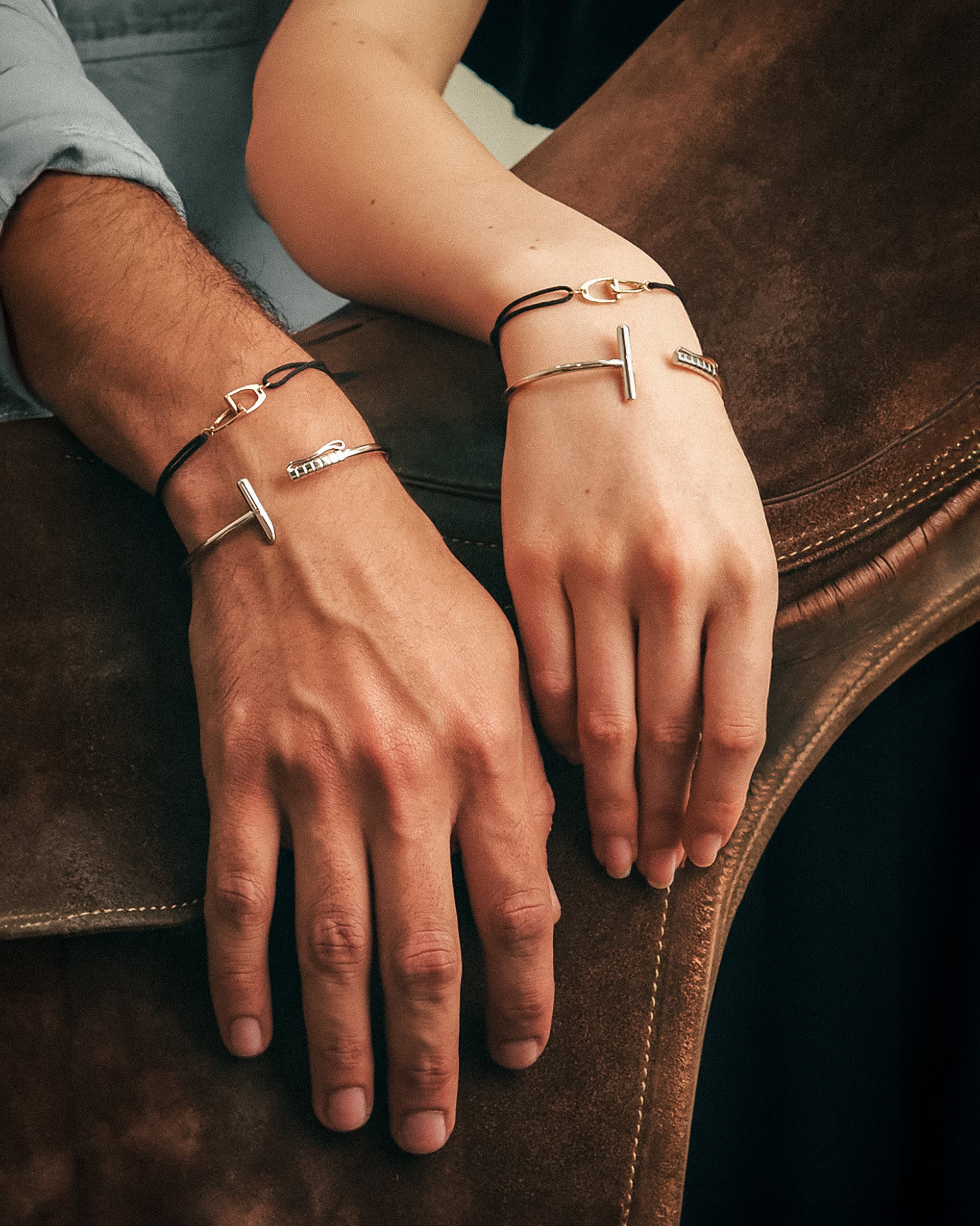 Sunday Polo Club x Beit Sultan - Interlocking Stirrups Bracelet