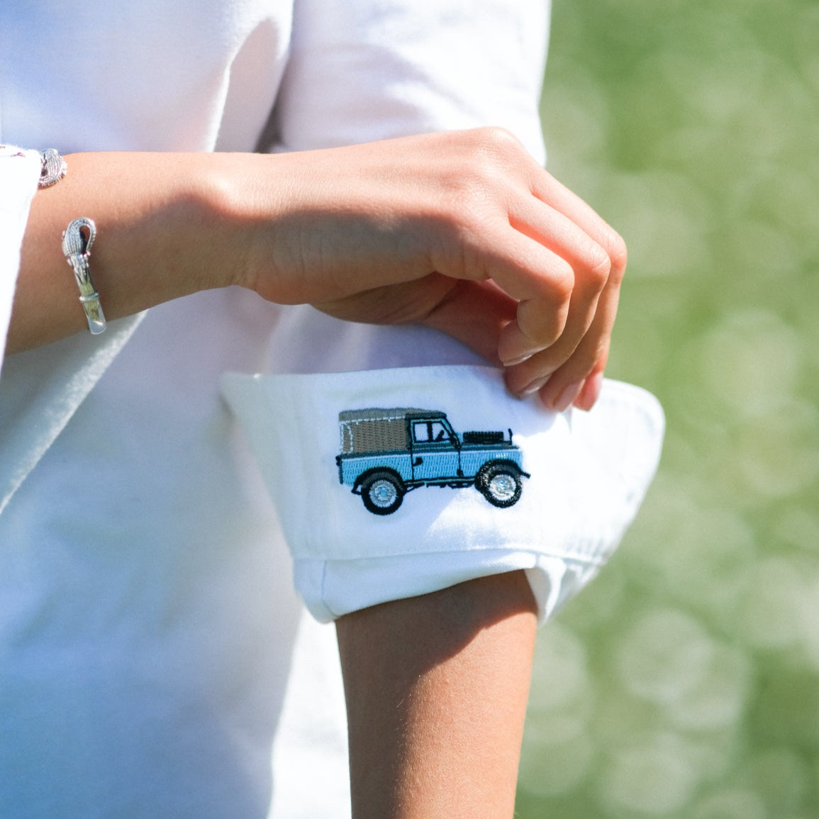 Ladies White Oxford Shirt