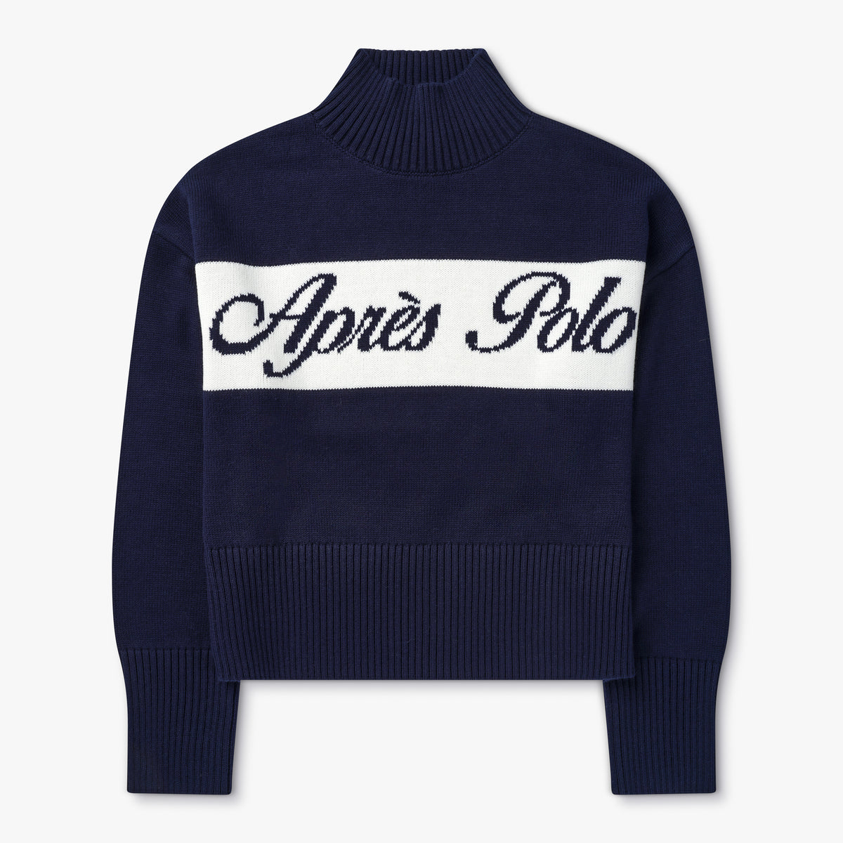 Apres Polo Navy Knit