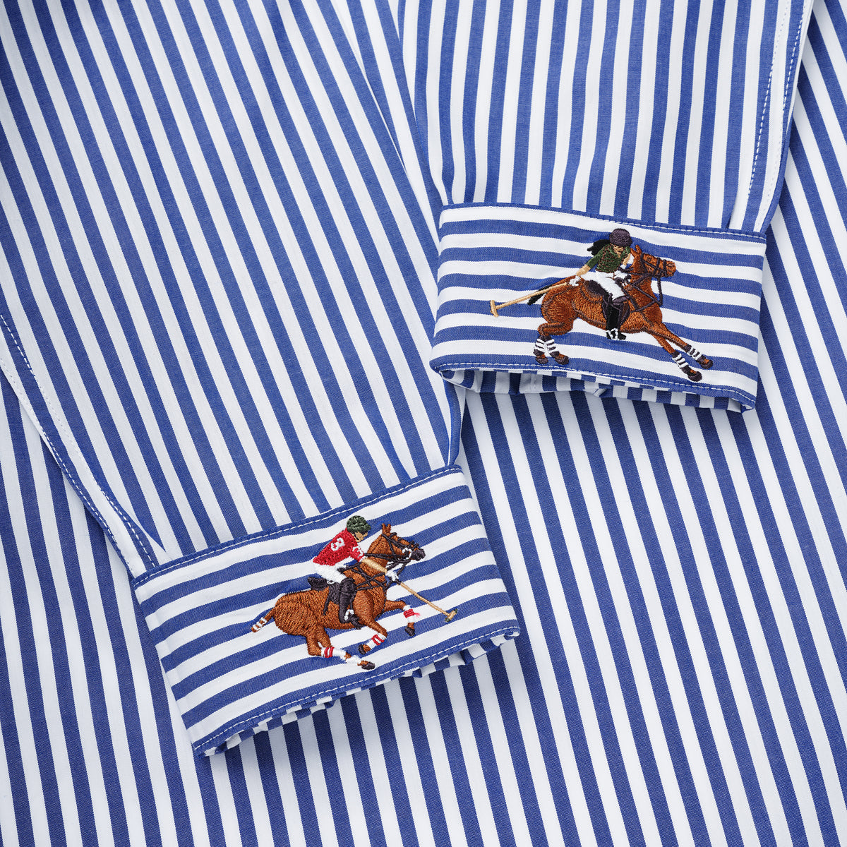 Blue Stripe Poplin Shirt - Women’s