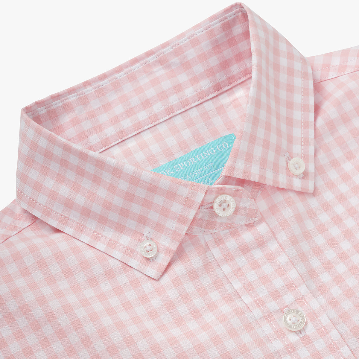 Pink Checked Poplin Shirt - Women’s