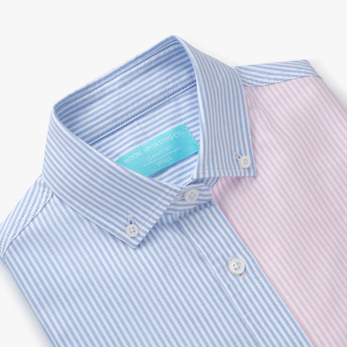 Blue & Pink Stripe Oxford Shirt - Women’s