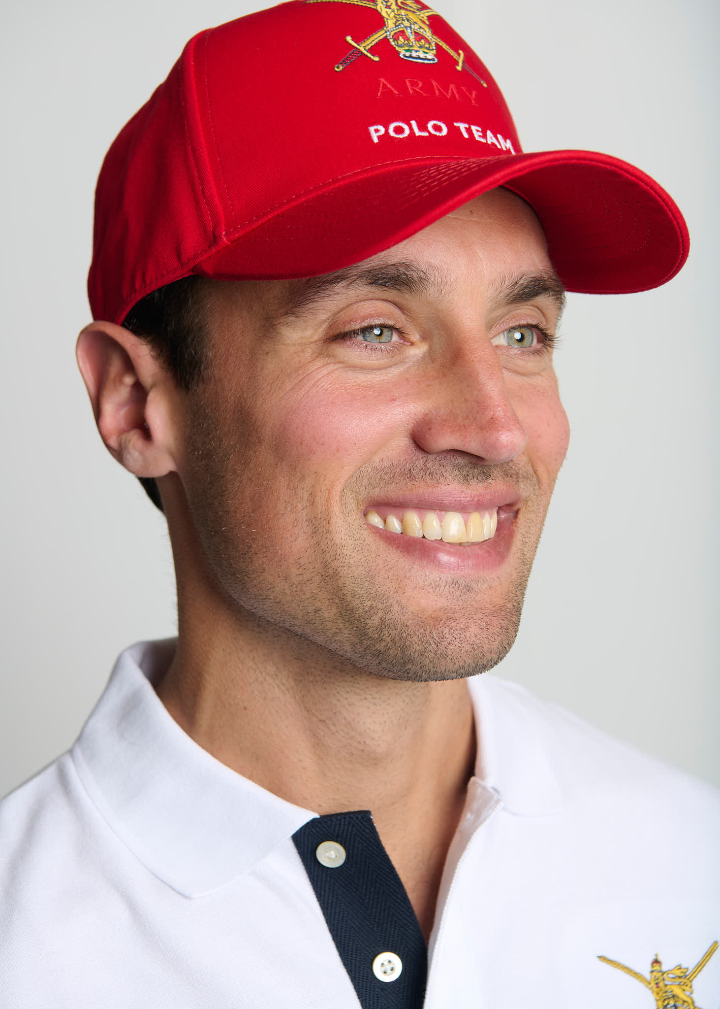 Army Polo Team Cap - Red