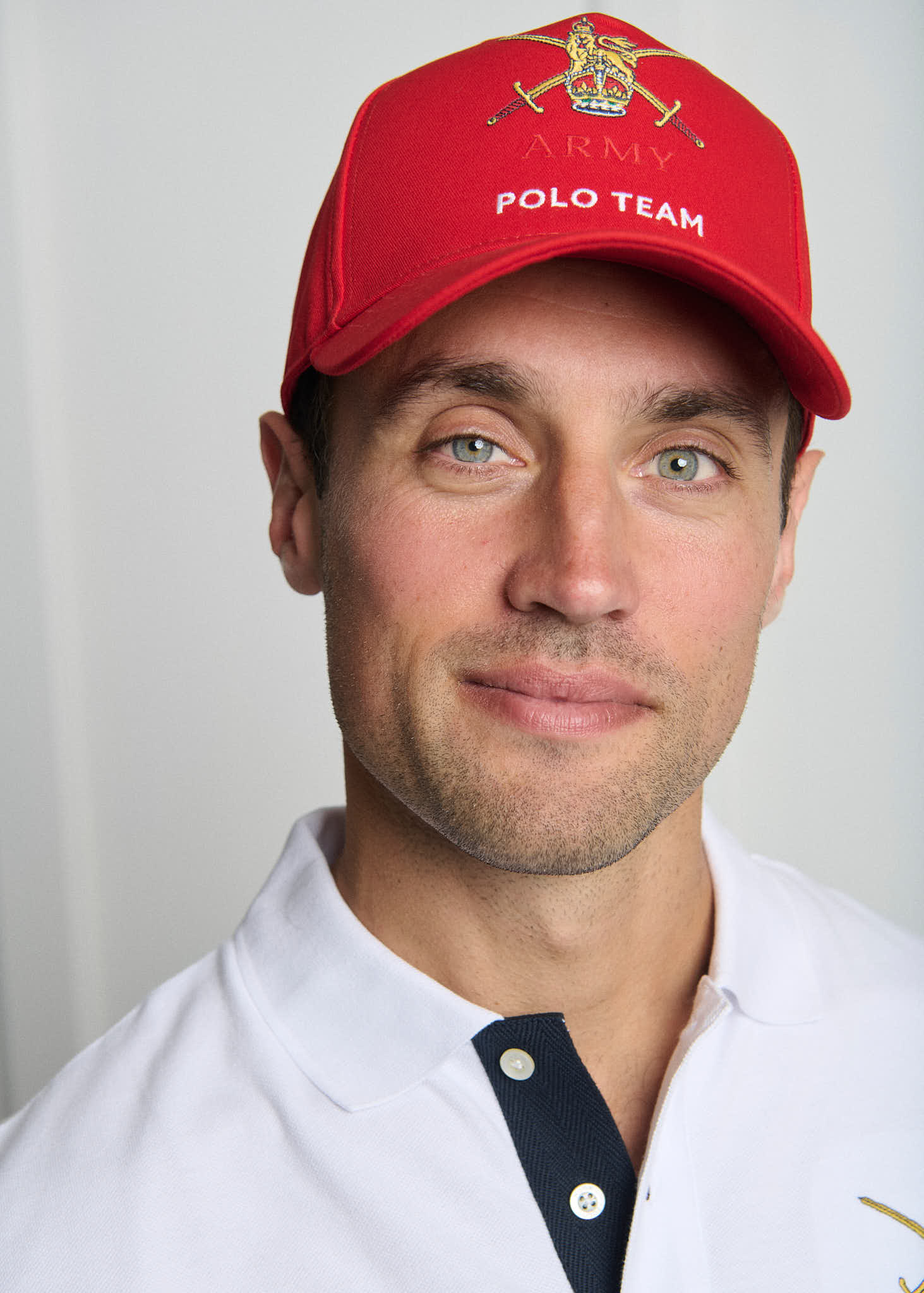 Army Polo Team Cap - Red