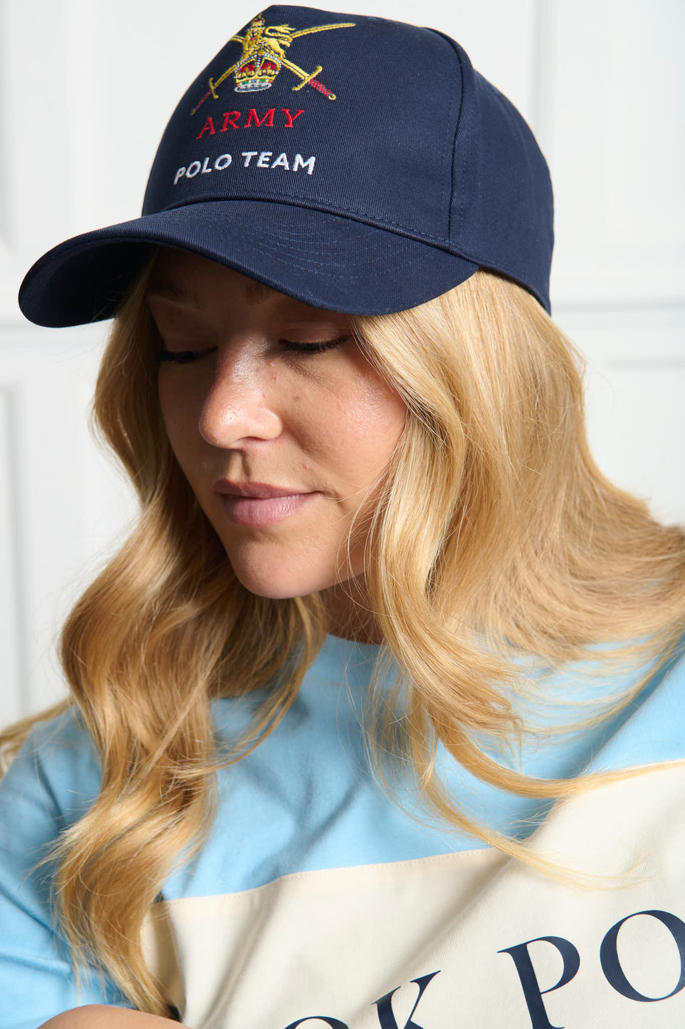 Army Polo Team Cap - Navy