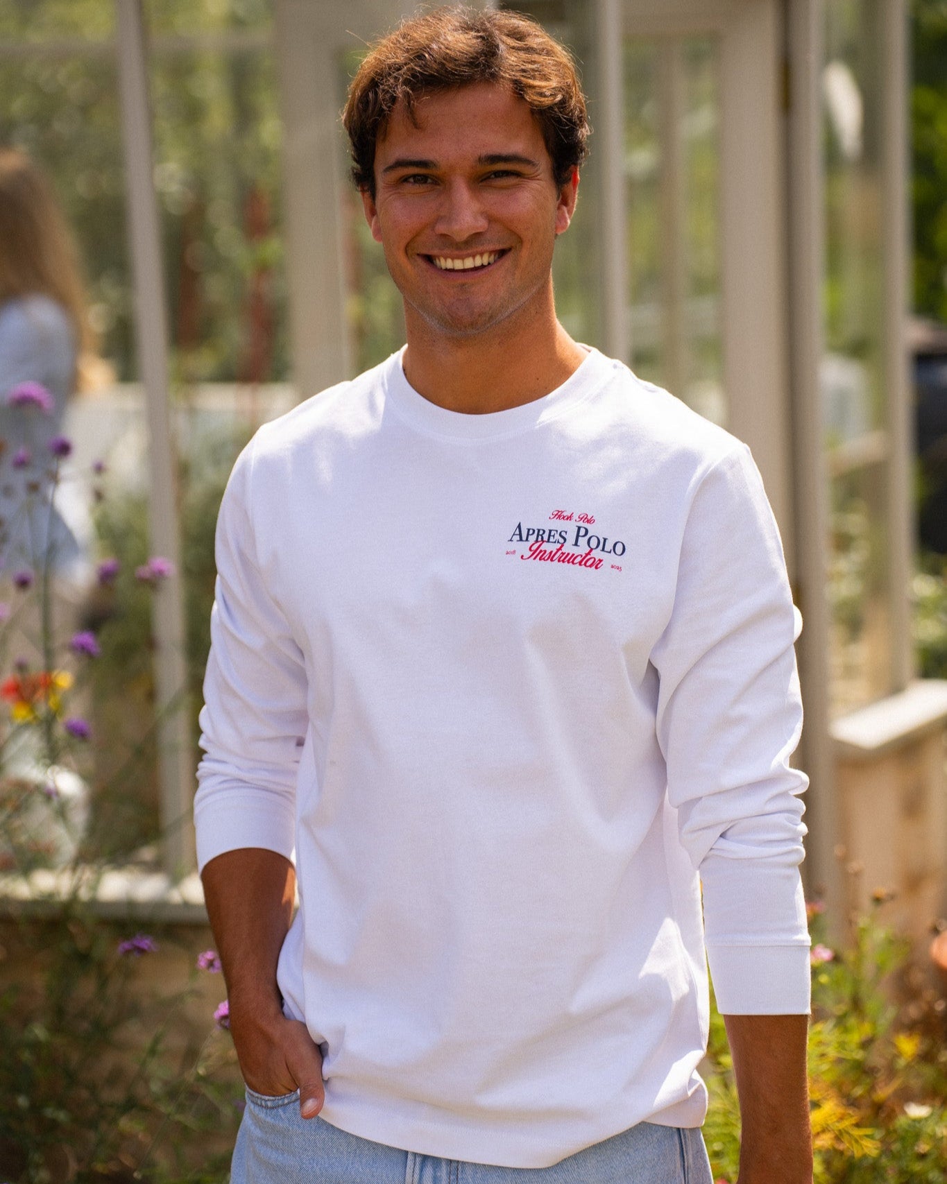 Snow Polo Long Sleeve Tee