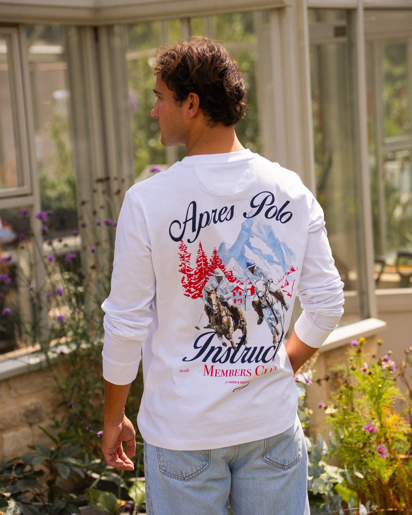 Snow Polo Long Sleeve Tee