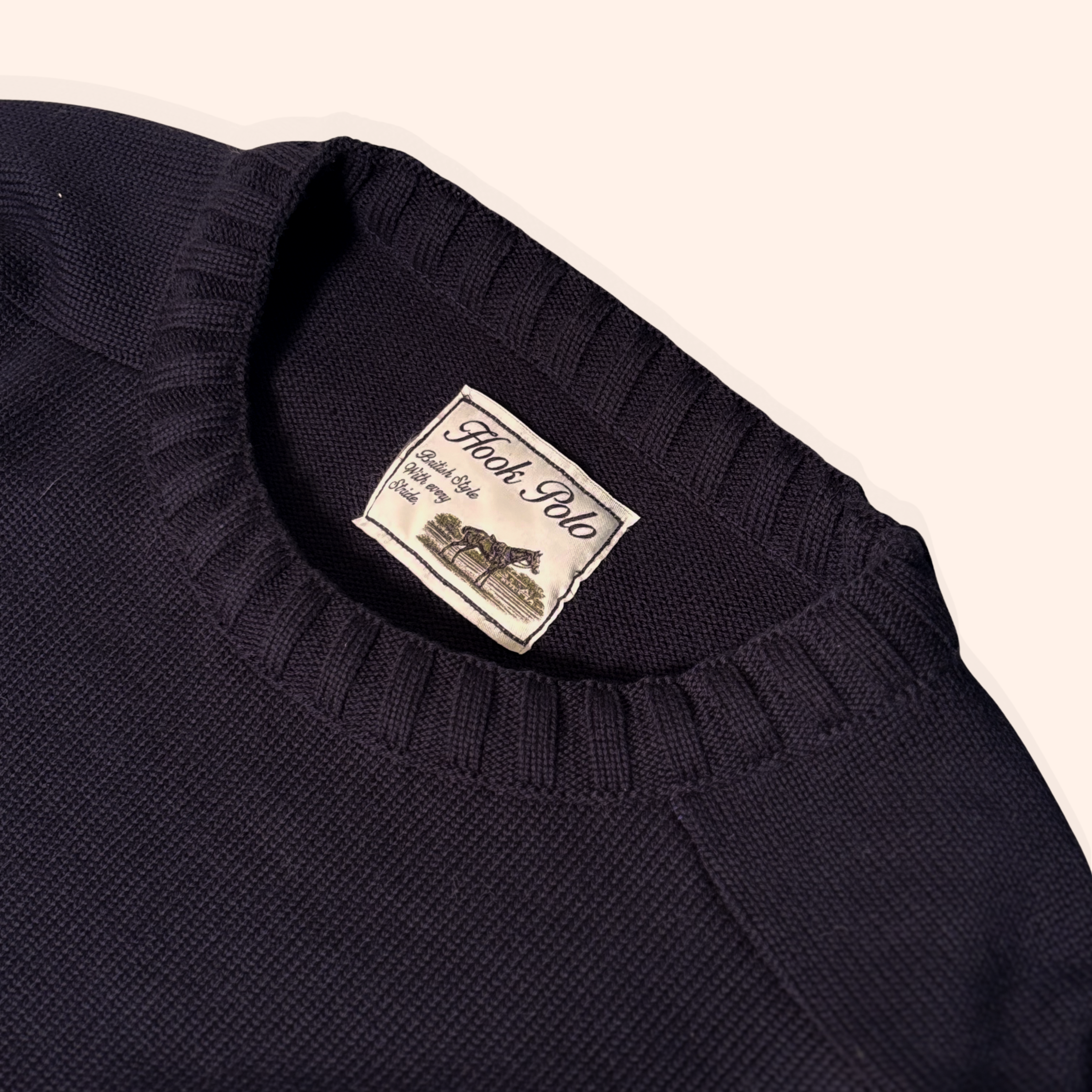 Union Jack Navy Knit (Unisex)