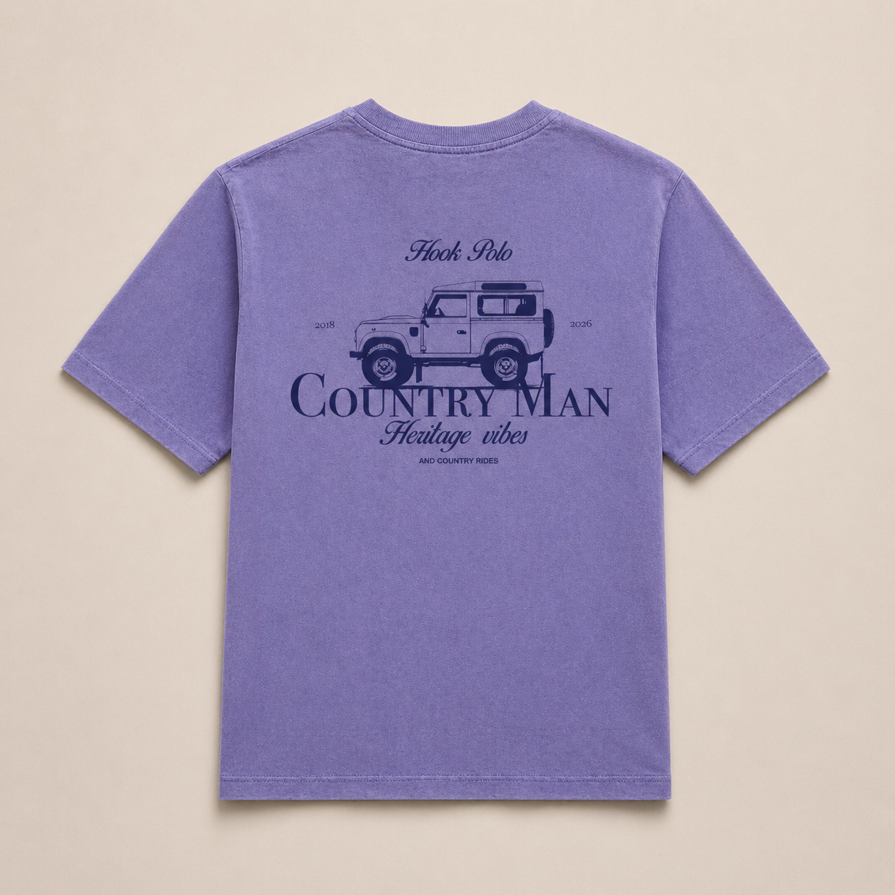 Landy Tee - Washed Purple