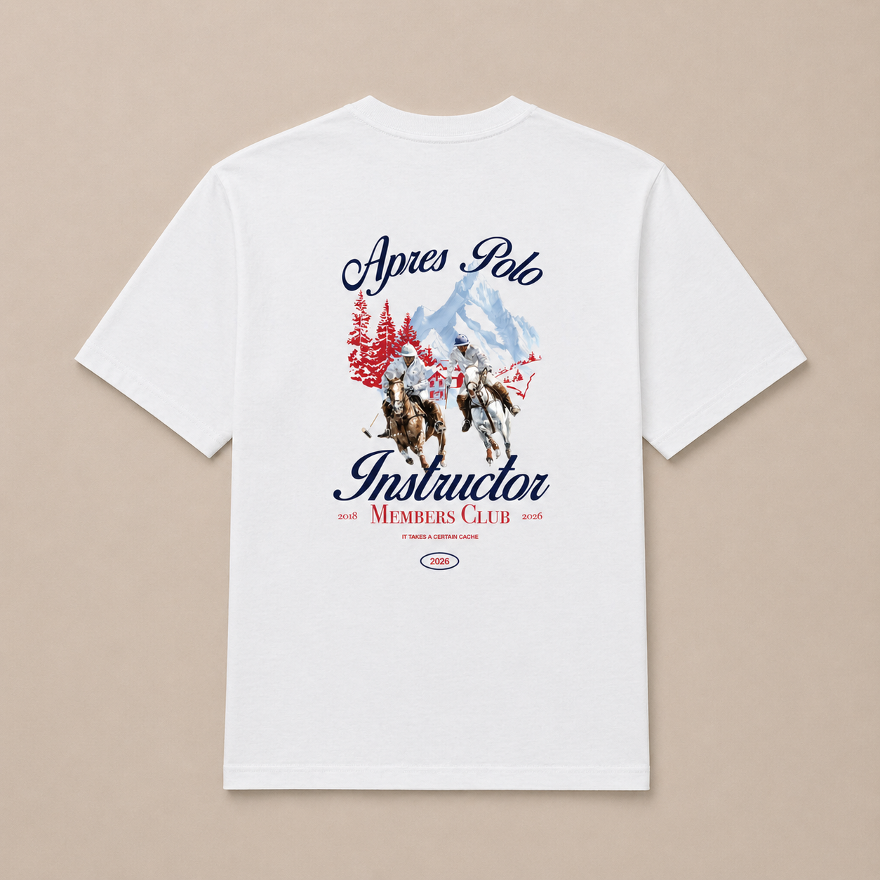 Snow Polo Tee - White