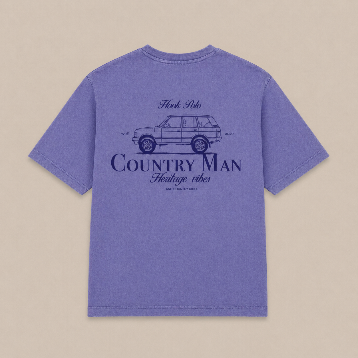 RR Tee - Washed Purple