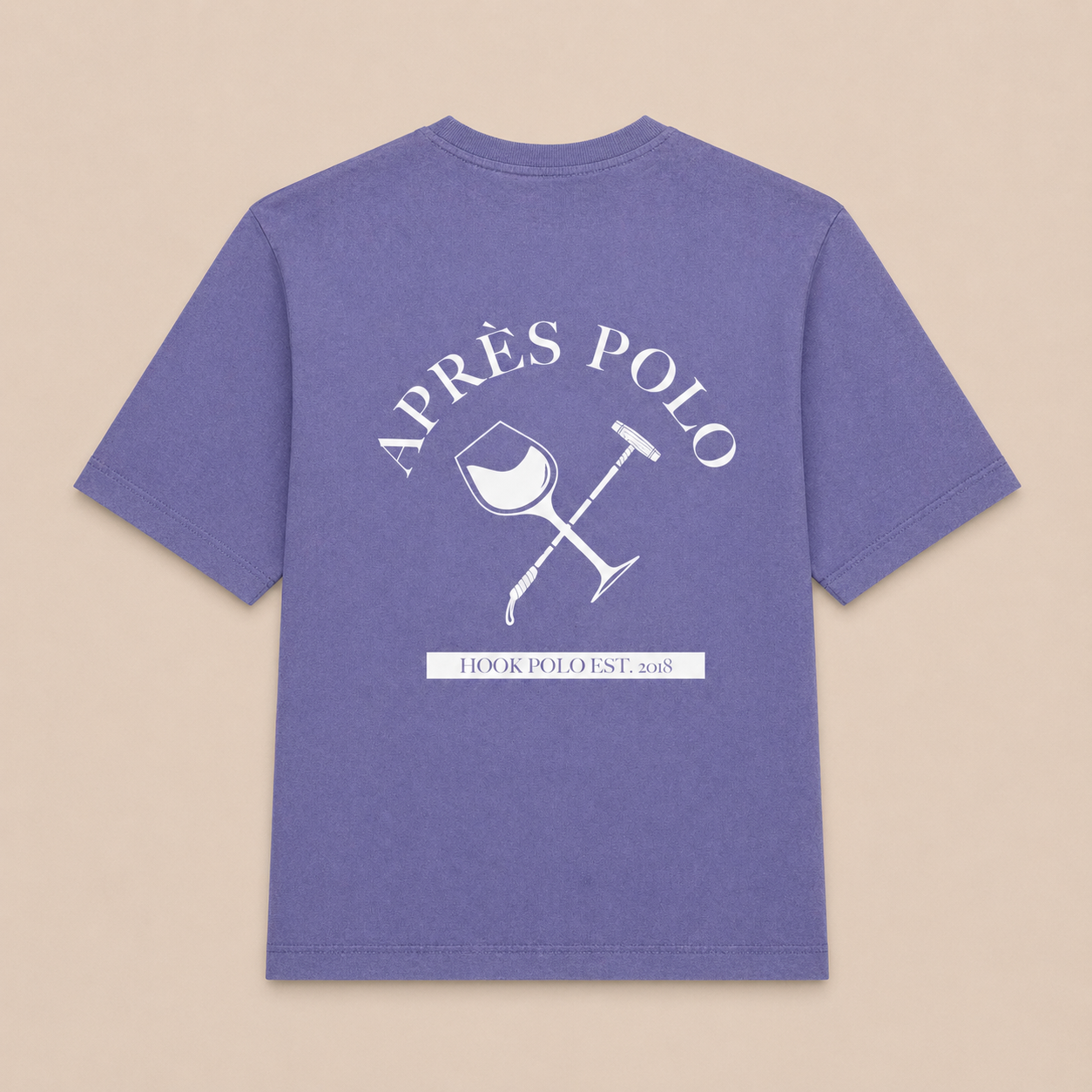 Après Polo Tee - Washed Purple