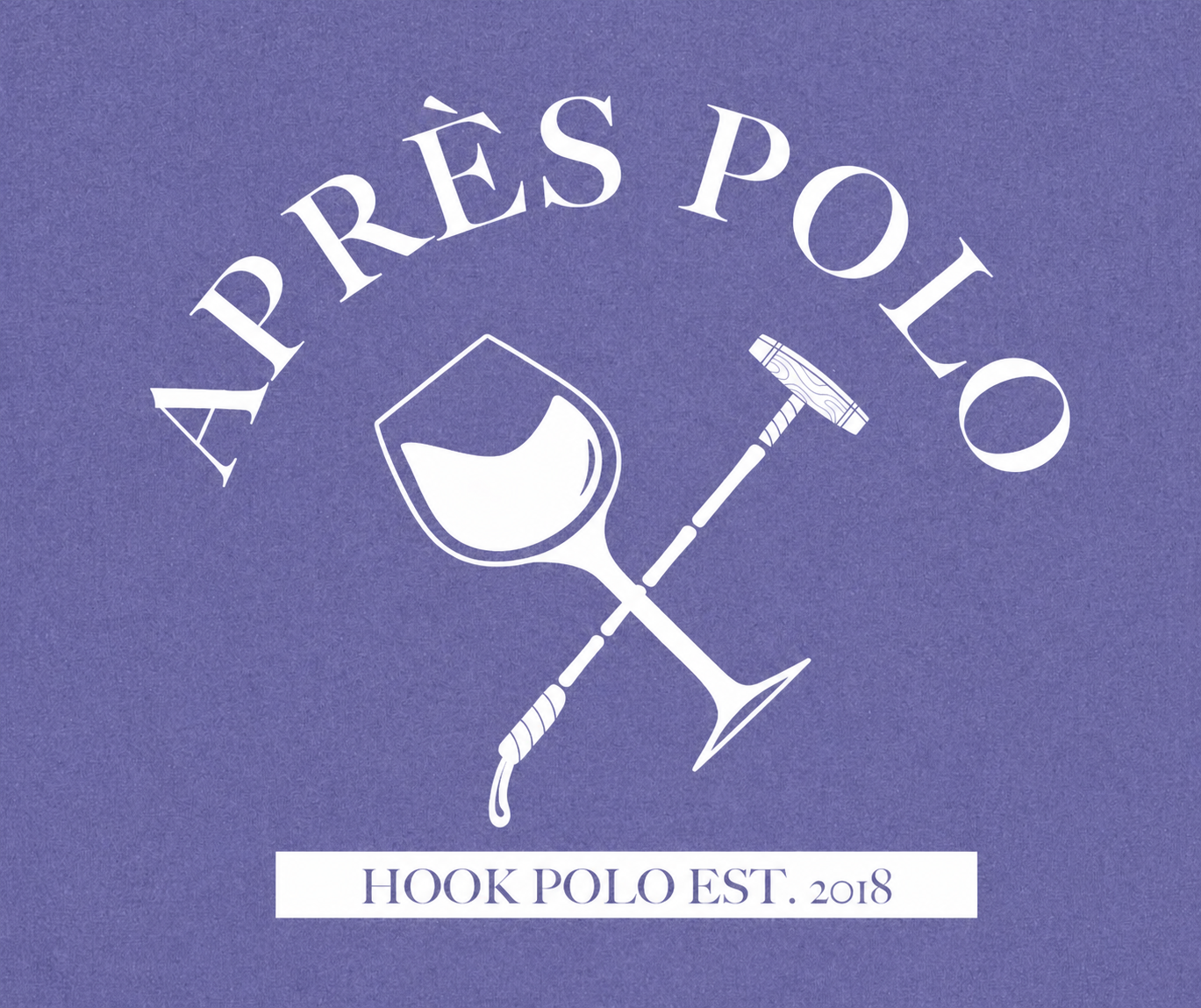 Après Polo Tee - Washed Purple
