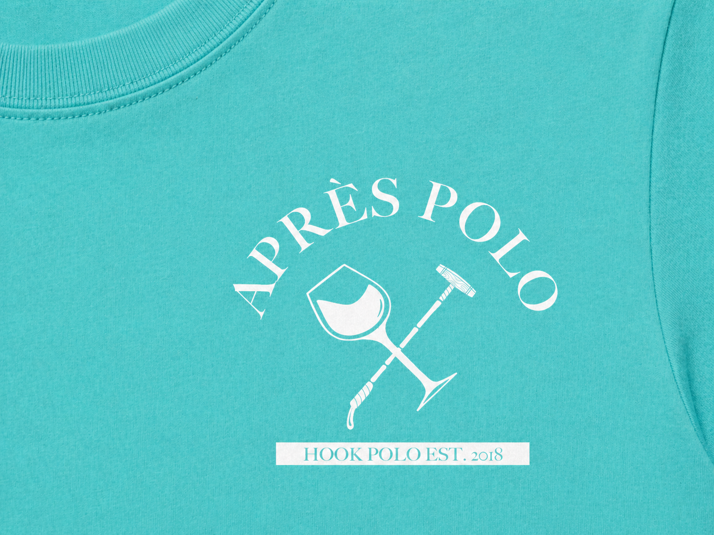 Après Polo Tee - Cool Blue